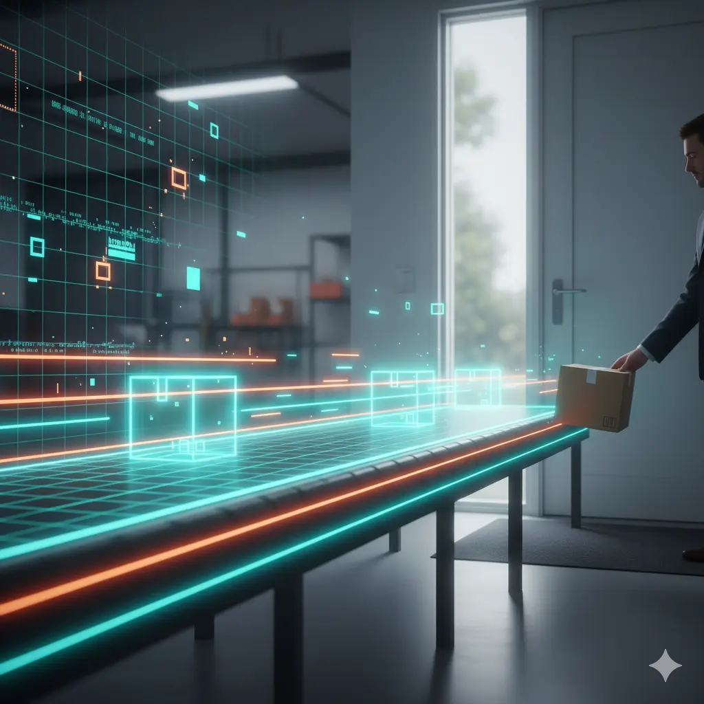 eCommerce logistics graphic